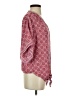 Max Studio 100% Polyester Red Short Sleeve Blouse Size S - photo 4
