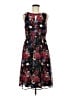 ModCloth 100% Polyester Floral Black Cocktail Dress Size M - photo 1