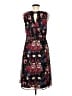 ModCloth 100% Polyester Floral Black Cocktail Dress Size M - photo 2