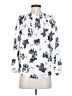 Ann Taylor 100% Polyester White 3/4 Sleeve Blouse Size XXS (petite) - photo 2