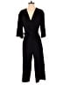 Miss Selfridge Solid Black Jumpsuit Size 4 - photo 1