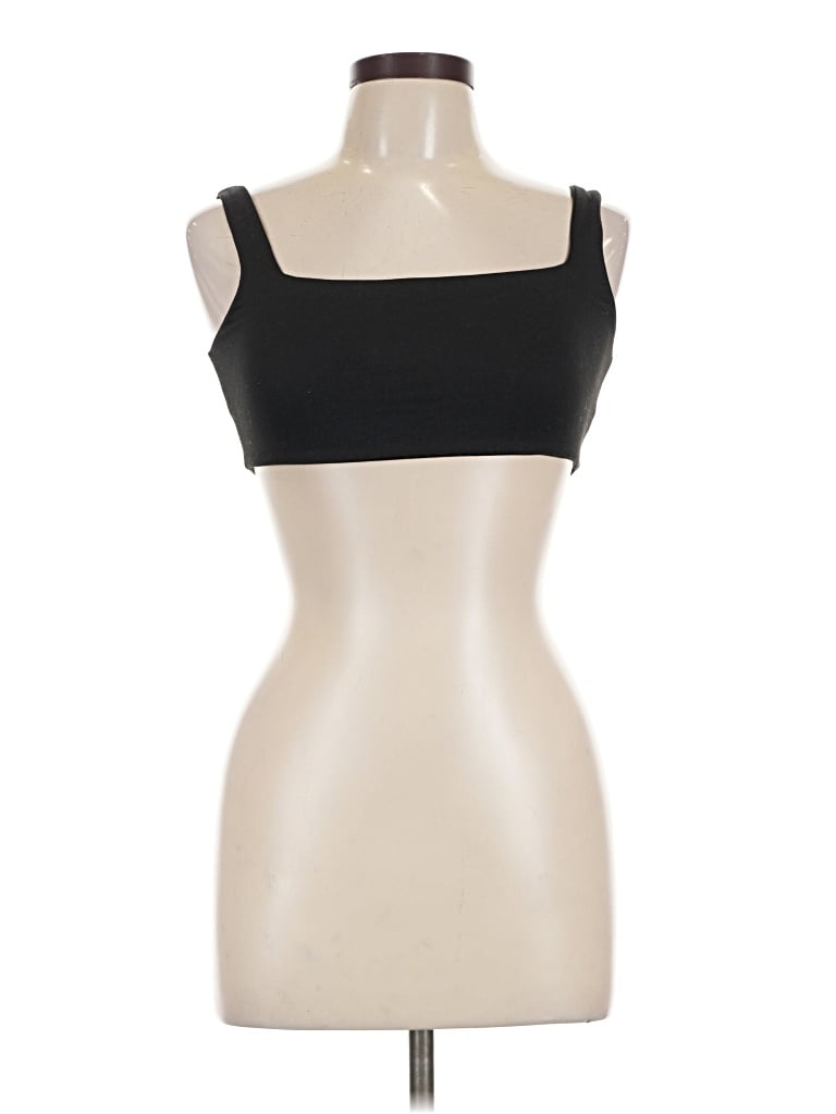Pre-owned Hello Molly Tank Top Black Strapless Neckline Tops