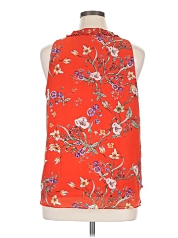 Rose + Olive Sleeveless Blouse (view 2)
