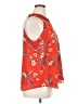 Rose + Olive 100% Polyester Orange Sleeveless Blouse Size XL - photo 4