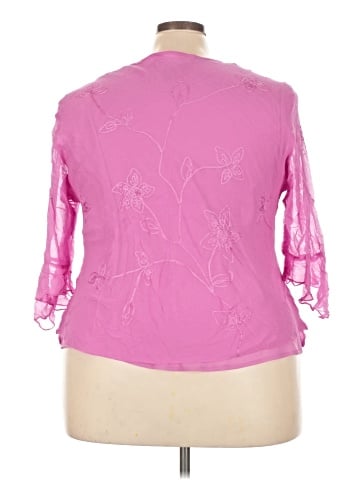 Anne Carson 3/4 Sleeve Blouse (view 2)