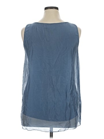 MADE IN ITALY Sleeveless Blouse (view 2)