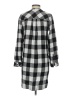 Gap Checkered-gingham Gray Casual Dress Size S - photo 2