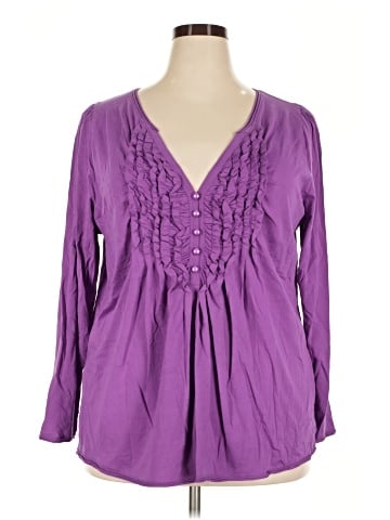 Lane Bryant 3/4 Sleeve Blouse (view 1)