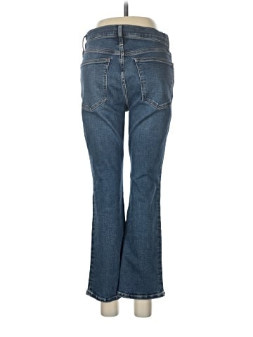 Madewell Petite Kick Out Crop Jeans in Lenoir Wash (view 2)