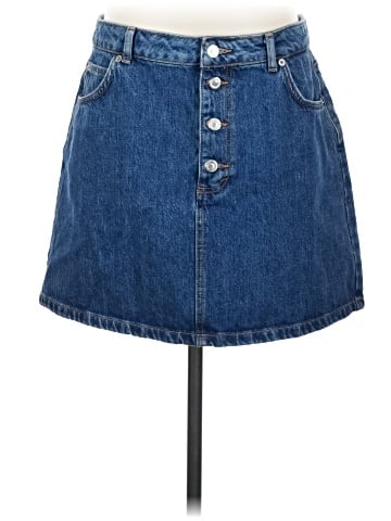 Topshop Denim Skirt (view 1)