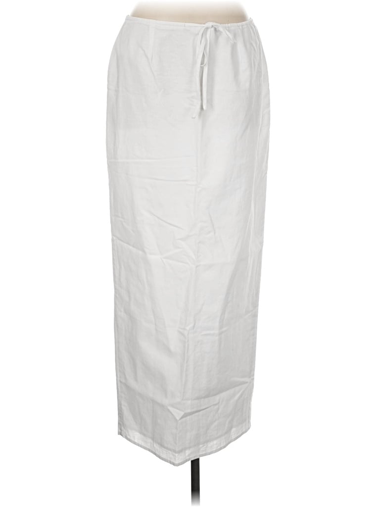 Pre-owned Sndys Casual Skirt In White
