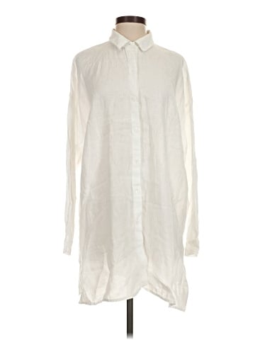 Eileen Fisher Long Sleeve Button-Down Shirt (view 1)
