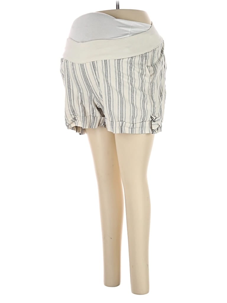 Pre-owned Old Navy - Maternity Shorts In Ivory