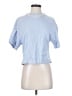 Maje Blue Short Sleeve Turtleneck Size XS (0) - photo 1
