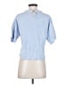 Maje Blue Short Sleeve Turtleneck Size XS (0) - photo 2