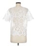 Ultra Pink 100% Polyester White Short Sleeve Top Size M - photo 2