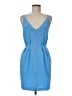 ASOS 100% Polyester Solid Blue Cocktail Dress Size 6 - photo 1