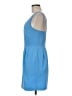 ASOS 100% Polyester Solid Blue Cocktail Dress Size 6 - photo 5