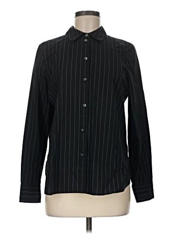 Madewell Signature Poplin Button-Up Shirt in Pinstripe (view 1)