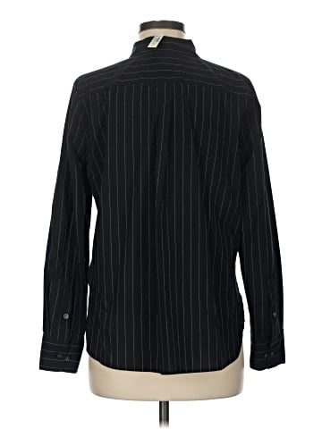 Madewell Signature Poplin Button-Up Shirt in Pinstripe (view 2)