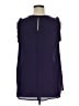 Torrid 100% Polyester Purple Sleeveless Blouse Size 1X Plus (1) - photo 2