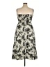 Unbranded 100% Polyester Floral Gray Cocktail Dress Size XXL - photo 2