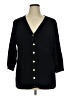 JM Collection Black Cardigan Size XL - photo 1