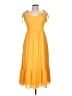 BCBGeneration 100% Polyester Yellow Casual Dress Size 10 - photo 1