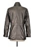 Chico's 100% Polyester Metallic Gray Coat Size M - photo 2