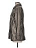 Chico's 100% Polyester Metallic Gray Coat Size M - photo 5