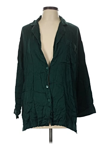 Saks Fifth Avenue 3/4 Sleeve Silk Top (view 1)
