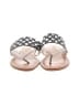 Jessica Simpson Silver Flip Flops Size 7 1/2 - photo 2