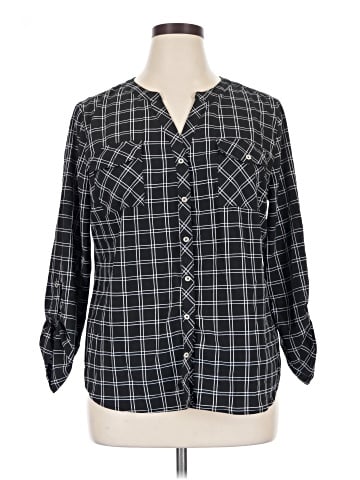Notations 3/4 Sleeve Blouse (view 1)