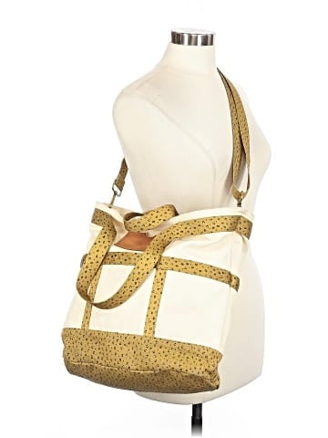 Madewell The Canvas Camden Tote Bag in Mini Leopard (view 2)