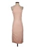 Bebe Solid Tan Casual Dress Size S - photo 1