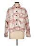 Love Tree 100% Polyester Plaid Pink Jacket Size L - photo 1