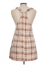 No Comment Plaid Tan Casual Dress Size L - photo 2