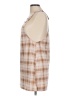 No Comment Plaid Tan Casual Dress Size L - photo 5
