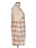 No Comment Plaid Tan Casual Dress Size L - photo 4