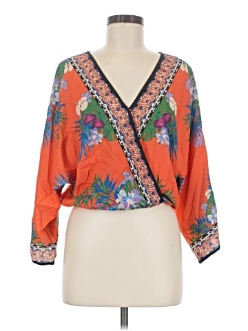 Flying Tomato 3/4 Sleeve Blouse (view 1)