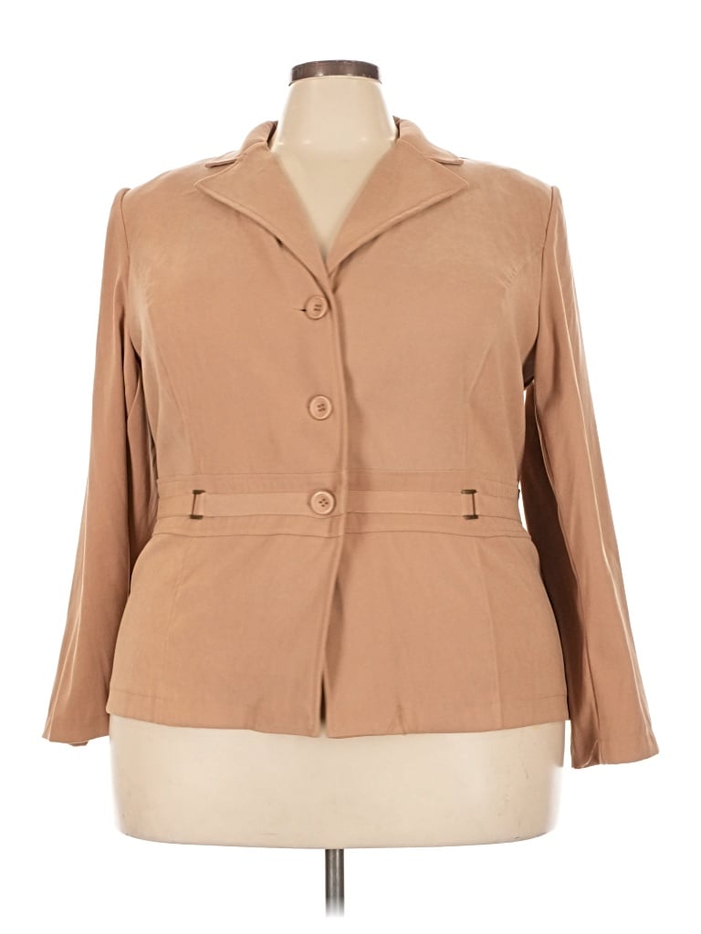 Pre-owned Notations Blazer Jacket In Tan