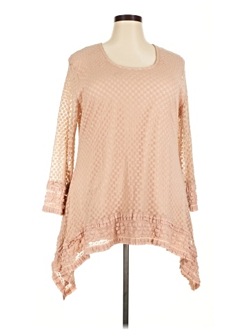 Indigo Soul 3/4 Sleeve Top (view 1)