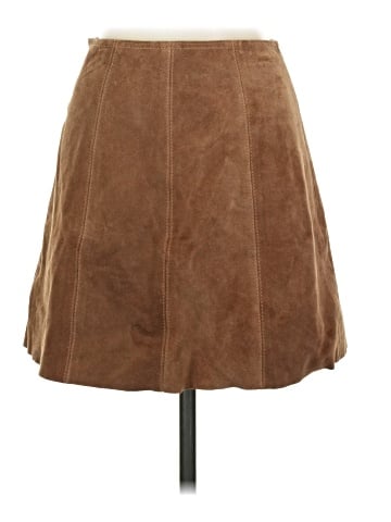 Topshop Leather Skirt (view 2)
