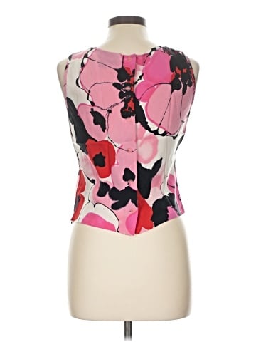 Linda Allard Ellen Tracy Sleeveless Silk Top (view 2)