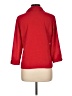 Notations Red 3/4 Sleeve Button-Down Shirt Size L - photo 2