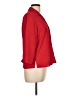 Notations Red 3/4 Sleeve Button-Down Shirt Size L - photo 4