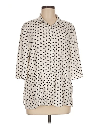 Just Living 3/4 Sleeve Blouse (view 1)