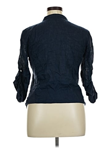 INC International Concepts 3/4 Sleeve Button-Down Shirt (view 2)
