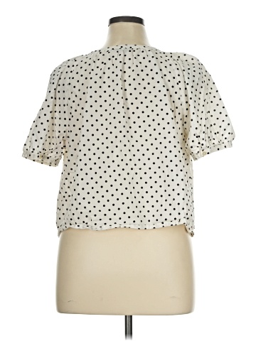 Ann Taylor Factory Short Sleeve Blouse (view 2)