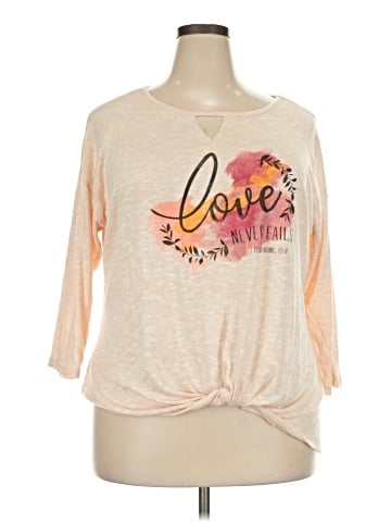 Joei & I 3/4 Sleeve Top (view 1)
